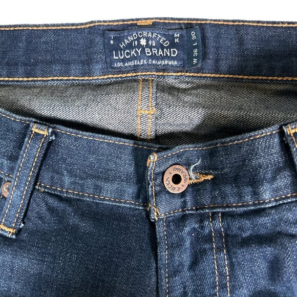 Lucky Brand 221 Original Straight Jeans Men 36x30 Medium Wash Denim - Picture 9 of 14